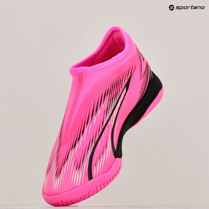 Buty piłkarskie dziecięce PUMA Ultra Match LL IT+ Mid poison pink/puma white/puma black 15