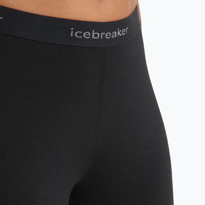 Spodnie termoaktywne damskie icebreaker 200 Oasis Legless black 4