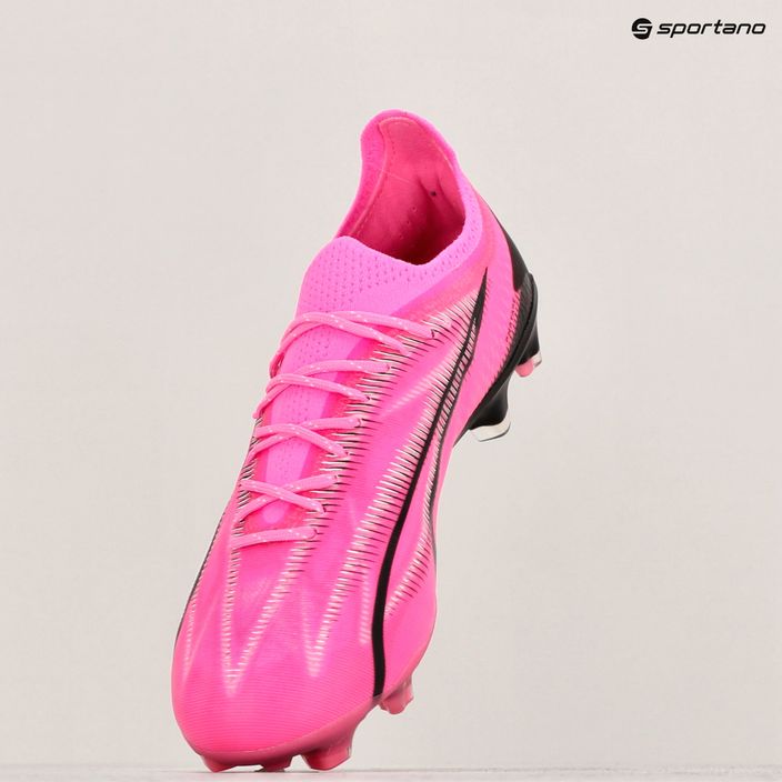 Buty piłkarskie PUMA Ultra Play FG/AG poison pink/puma white/puma black 9