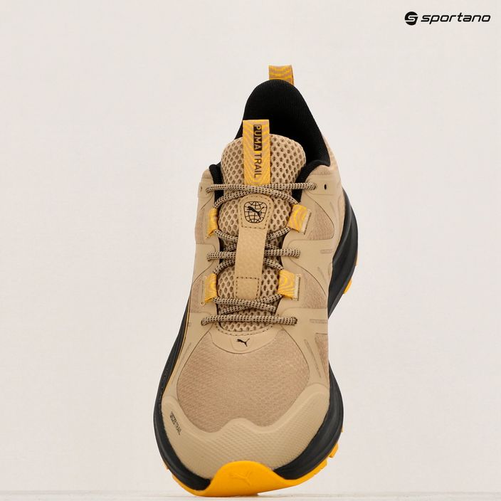 Buty do biegania PUMA Reflect Lite Trail prairie tan/yellow sizzle/puma black 16