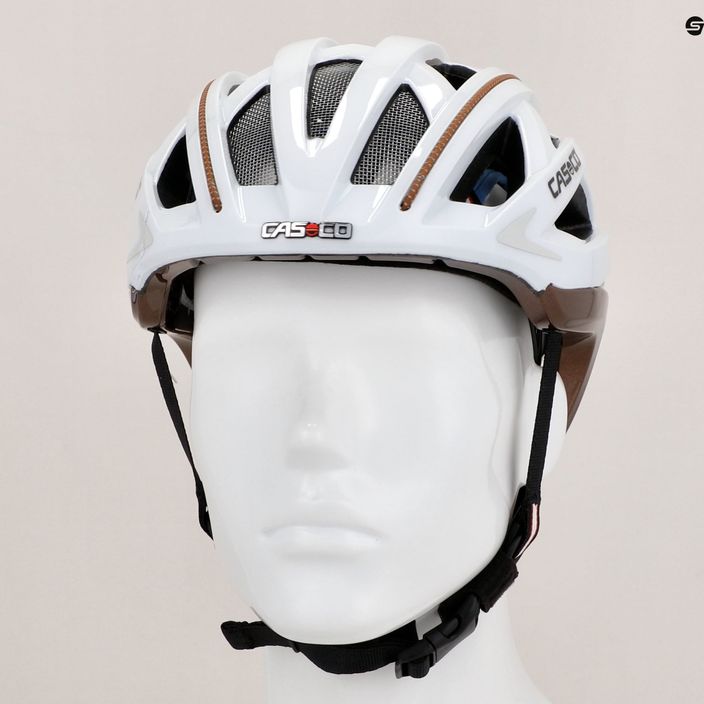 Kask rowerowy CASCO Cuda 2 Strada white/mocca 9