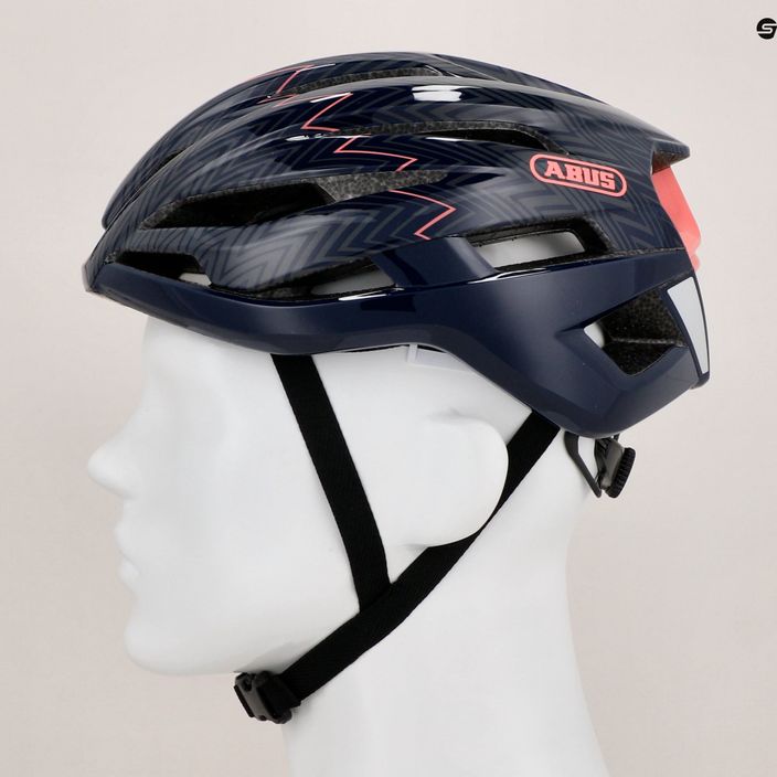 Kask rowerowy ABUS StormChaser zigzag blue 8