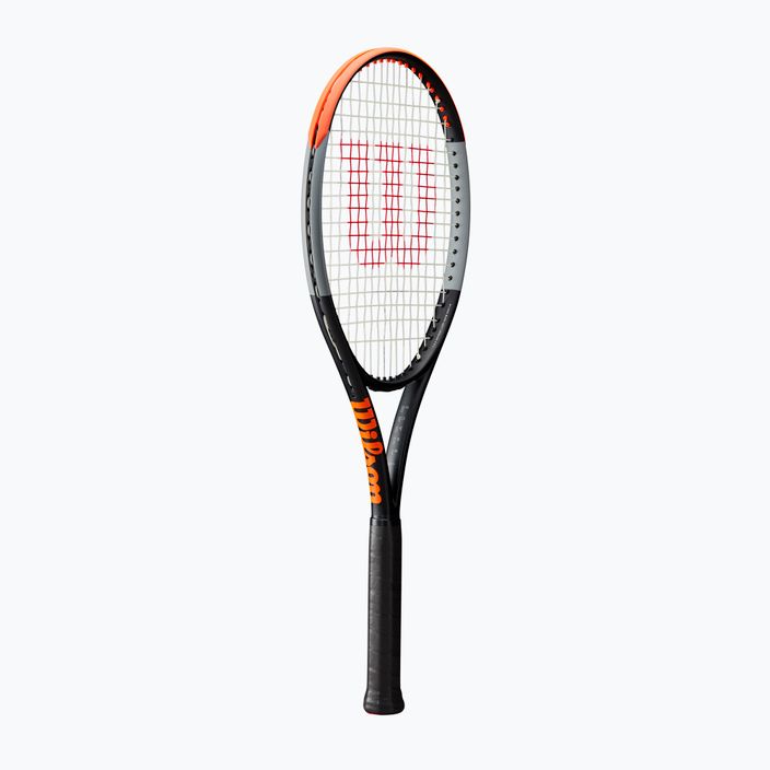 Rakieta tenisowa Wilson Burn 100 V4.0 black/grey/orange 8
