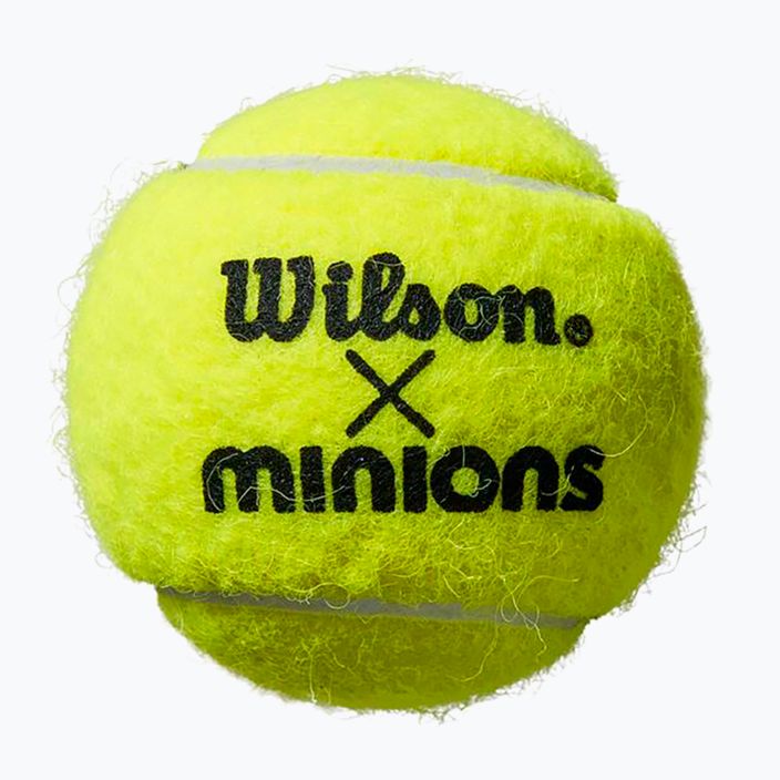 Piłki tenisowe dziecięce Wilson Minions Tennis 3 szt. yellow 4