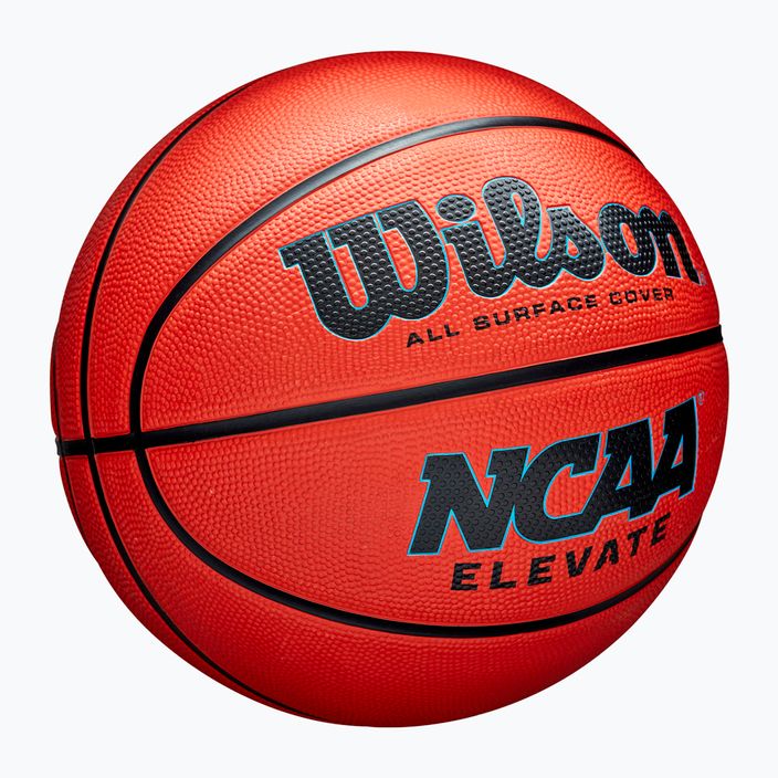Piłka do koszykówki Wilson NCAA Elevate orange/black rozmiar 7 2