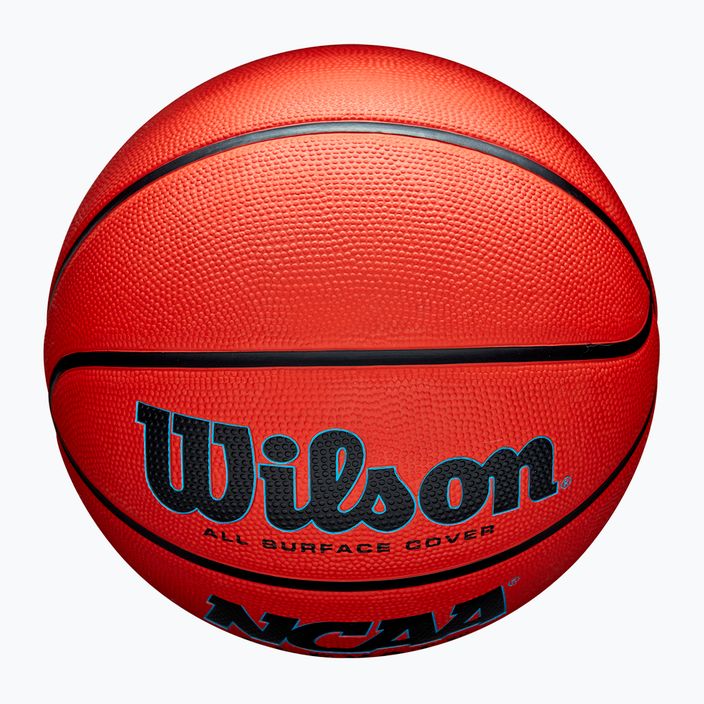 Piłka do koszykówki dziecięca Wilson NCAA Elevate orange/black rozmiar 5 4