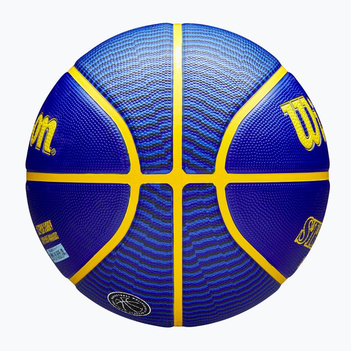 Piłka do koszykówki Wilson NBA Player Icon Outdoor Curry blue rozmiar 7 4
