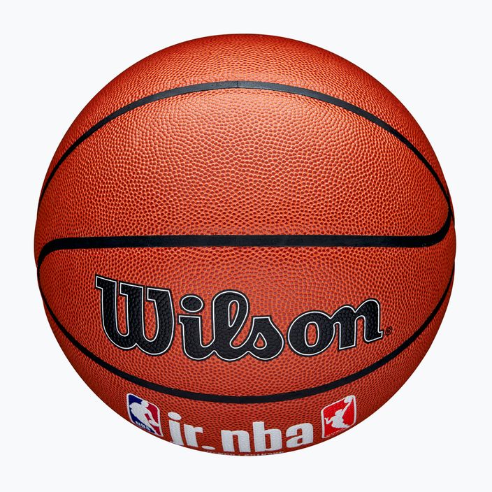 Piłka do koszykówki dziecięca Wilson NBA JR Fam Logo Indoor Outdoor brown rozmiar 7 4