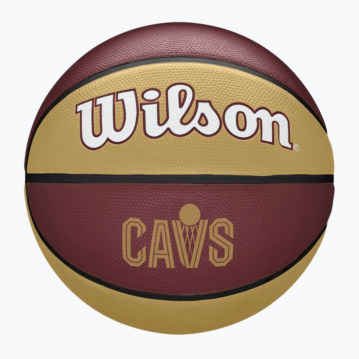 Piłka do koszykówki Wilson NBA Team Tribute Cleveland Cavaliers brown rozmiar 7