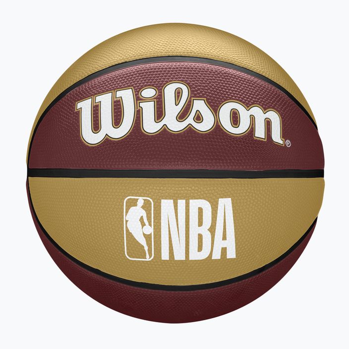 Piłka do koszykówki Wilson NBA Team Tribute Cleveland Cavaliers brown rozmiar 7 2