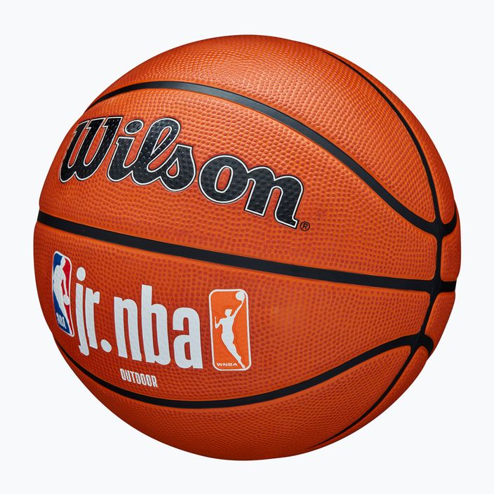 Piłka do koszykówki dziecięca Wilson NBA JR Fam Logo Authentic Outdoor brown rozmiar 6 3