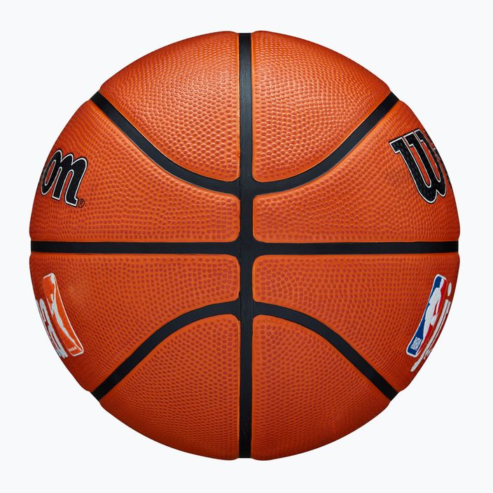 Piłka do koszykówki dziecięca Wilson NBA JR Fam Logo Authentic Outdoor brown rozmiar 6 6