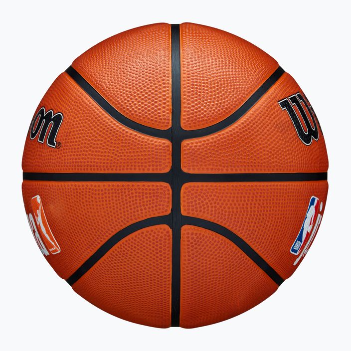 Piłka do koszykówki dziecięca Wilson dziecięca NBA JR Fam Logo Authentic Outdoor brown rozmiar 7 6
