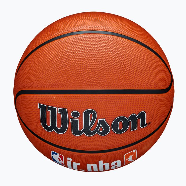 Piłka do koszykówki dziecięca Wilson NBA JR Fam Logo Authentic Outdoor brown rozmiar 5 4