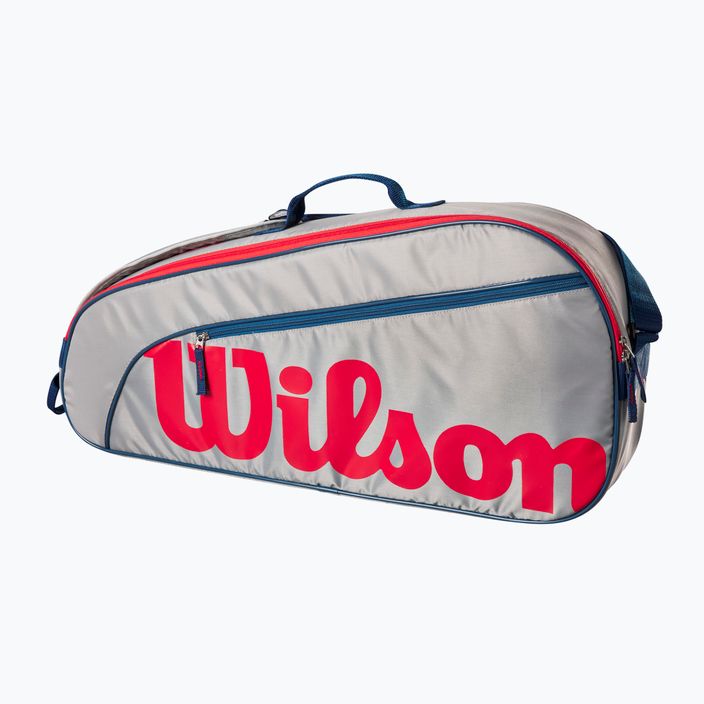 Torba tenisowa dziecięca Wilson Junior 3 Pack grey/red 2