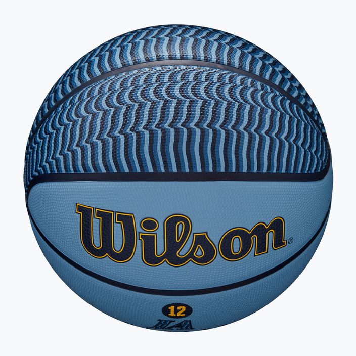 Piłka do koszykówki Wilson NBA Player Icon Outdoor Morant blue rozmiar 7 4