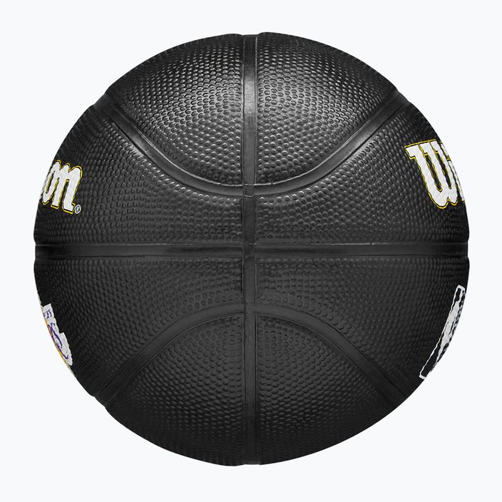 Piłka do koszykówki dziecięca Wilson NBA Team Tribute Mini Los Angeles Lakers black rozmiar 3 4
