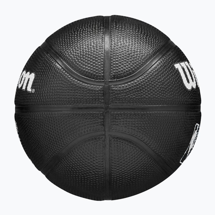 Piłka do koszykówki dziecięca Wilson NBA Team Tribute Mini Brooklyn Nets black rozmiar 3 4