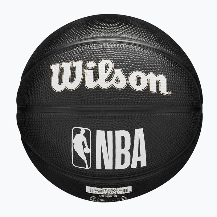 Piłka do koszykówki dziecięca Wilson NBA Team Tribute Mini Milwaukee Bucks black rozmiar 3 6