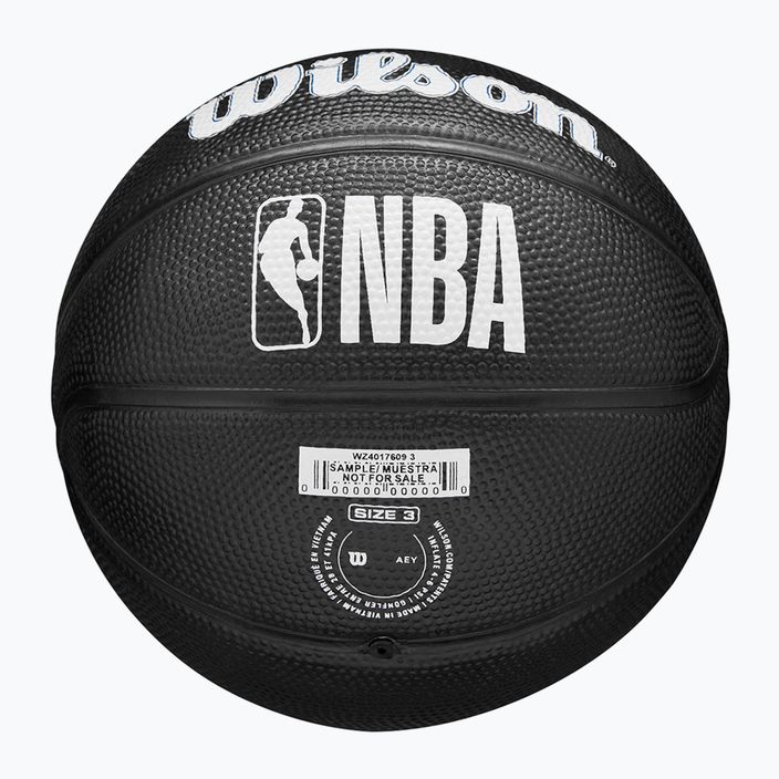 Piłka do koszykówki dziecięca Wilson NBA Team Tribute Mini Dallas Mavericks black rozmiar 3 7