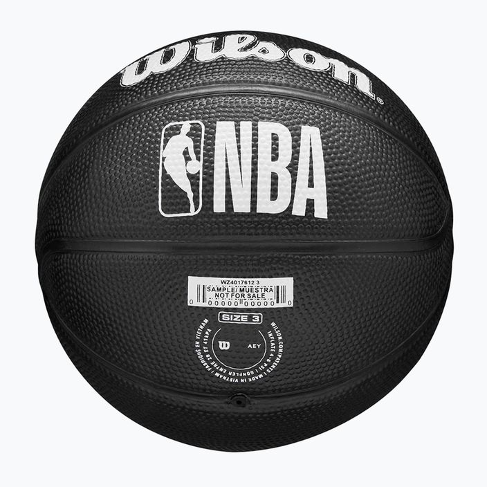 Piłka do koszykówki dziecięca Wilson NBA Team Tribute Mini Los Angeles Clippers black rozmiar 3 6
