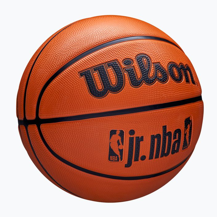 Piłka do koszykówki dziecięca Wilson NBA JR Drv Fam Logo brown rozmiar 7 2