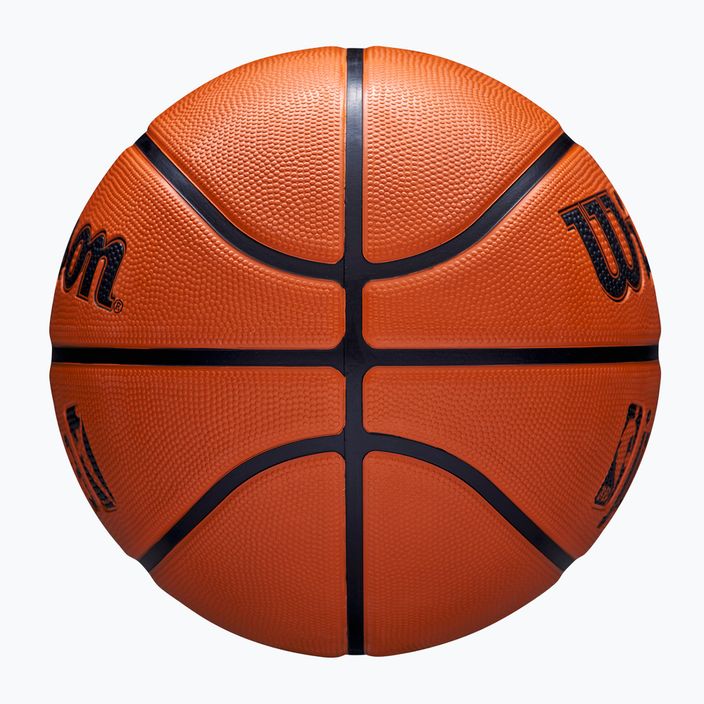 Piłka do koszykówki dziecięca Wilson NBA JR Drv Fam Logo brown rozmiar 7 6