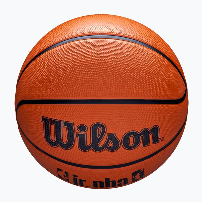 Piłka do koszykówki dziecięca Wilson NBA JR Drv Fam Logo brown rozmiar 6 4