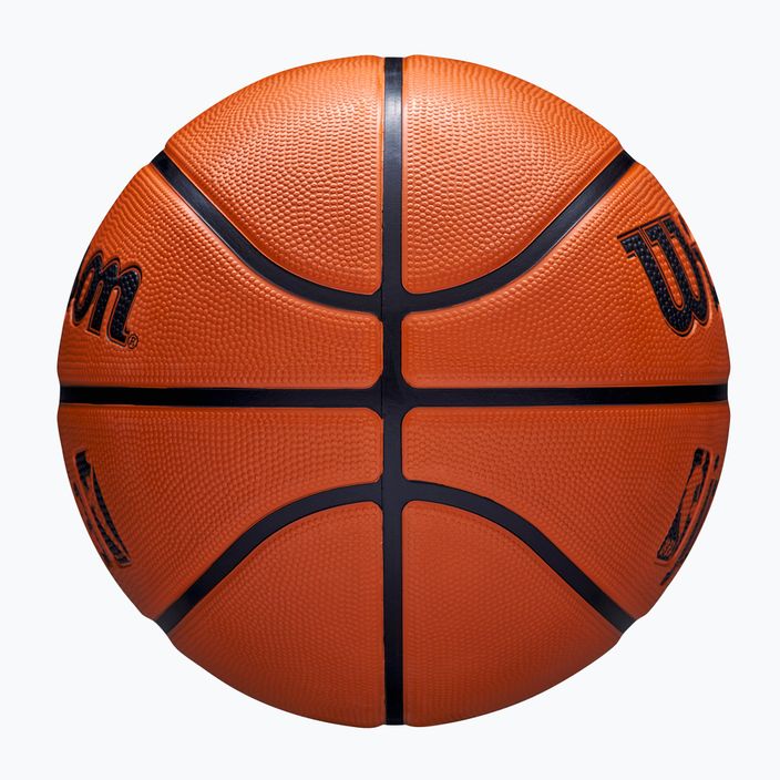 Piłka do koszykówki dziecięca Wilson NBA JR Drv Fam Logo brown rozmiar 4 6