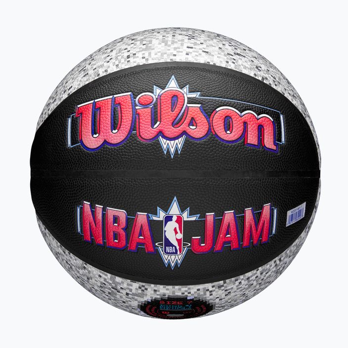 Piłka do koszykówki Wilson NBA Jam Indoor Outdoor black/grey rozmiar 7