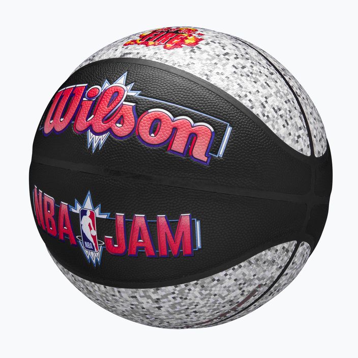 Piłka do koszykówki Wilson NBA Jam Indoor Outdoor black/grey rozmiar 7 3
