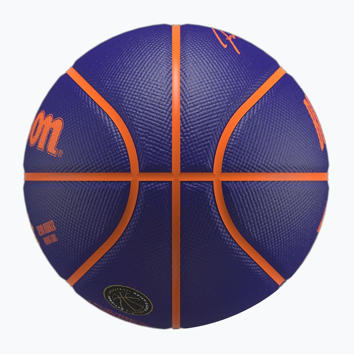 Piłka do koszykówki dziecięca Wilson NBA Player Icon Mini Booker navy rozmiar 3 6