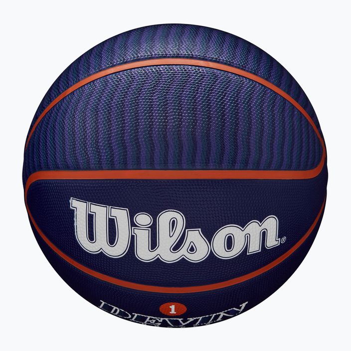 Piłka do koszykówki Wilson NBA Player Icon Outdoor Booker navy 7 4