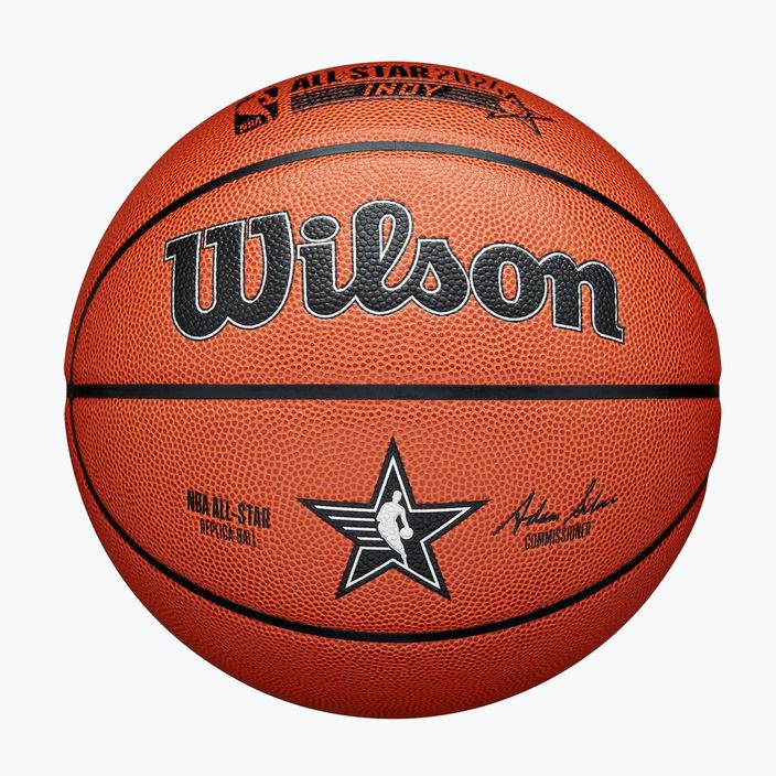 Piłka do koszykówki Wilson 2024 NBA All Star Replica brown rozmiar 7