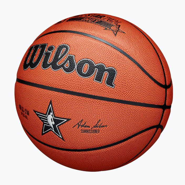 Piłka do koszykówki Wilson 2024 NBA All Star Replica brown rozmiar 7 3