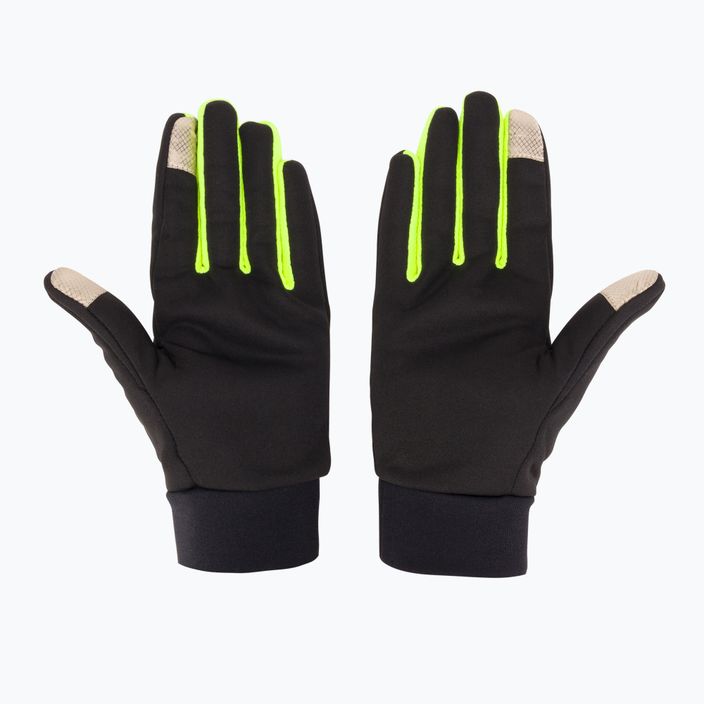 Rękawiczki do biegania Joma Tactile Running black/green fluor 2