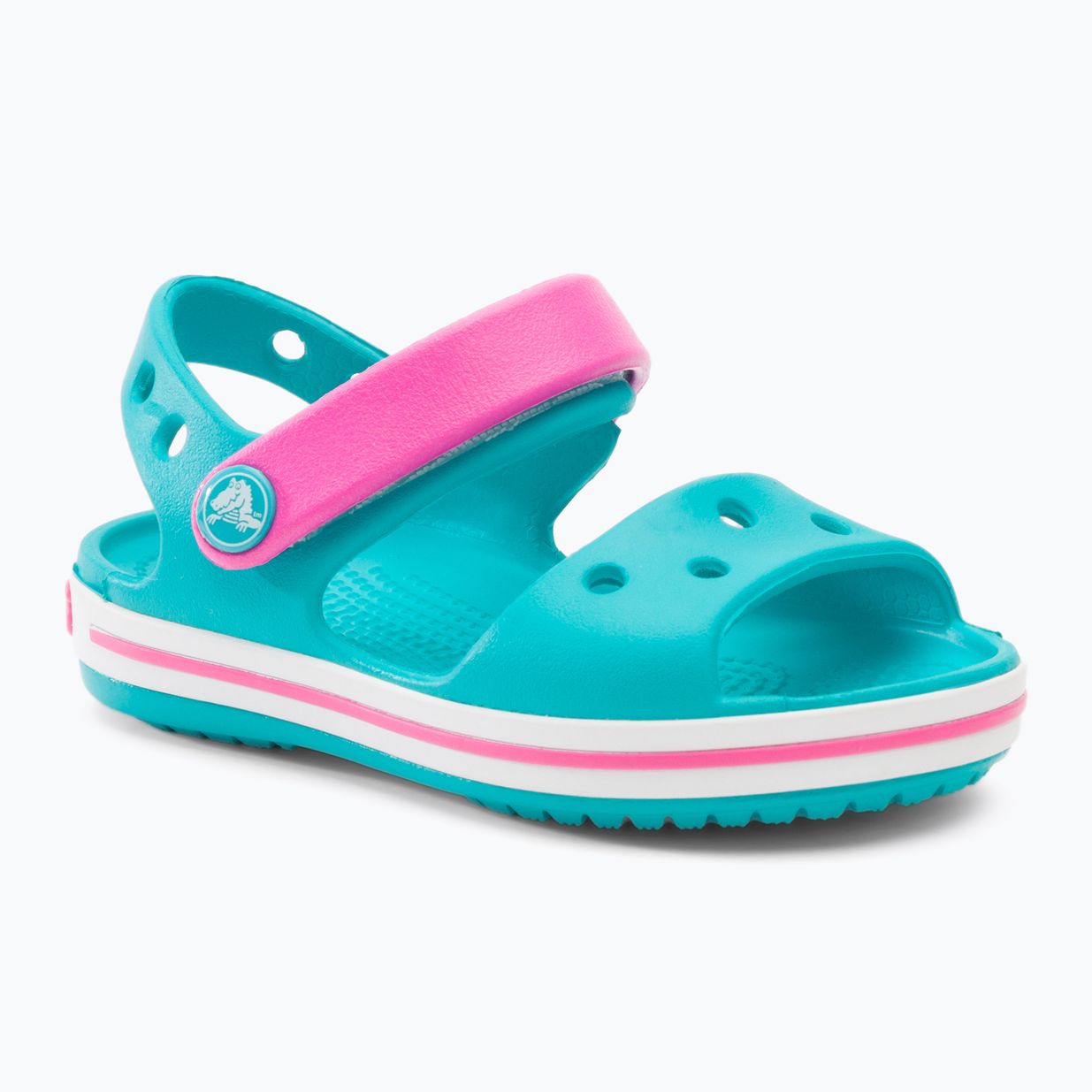 Sandały dziecięce Crocs Crocband Sandal Kids digital aqua