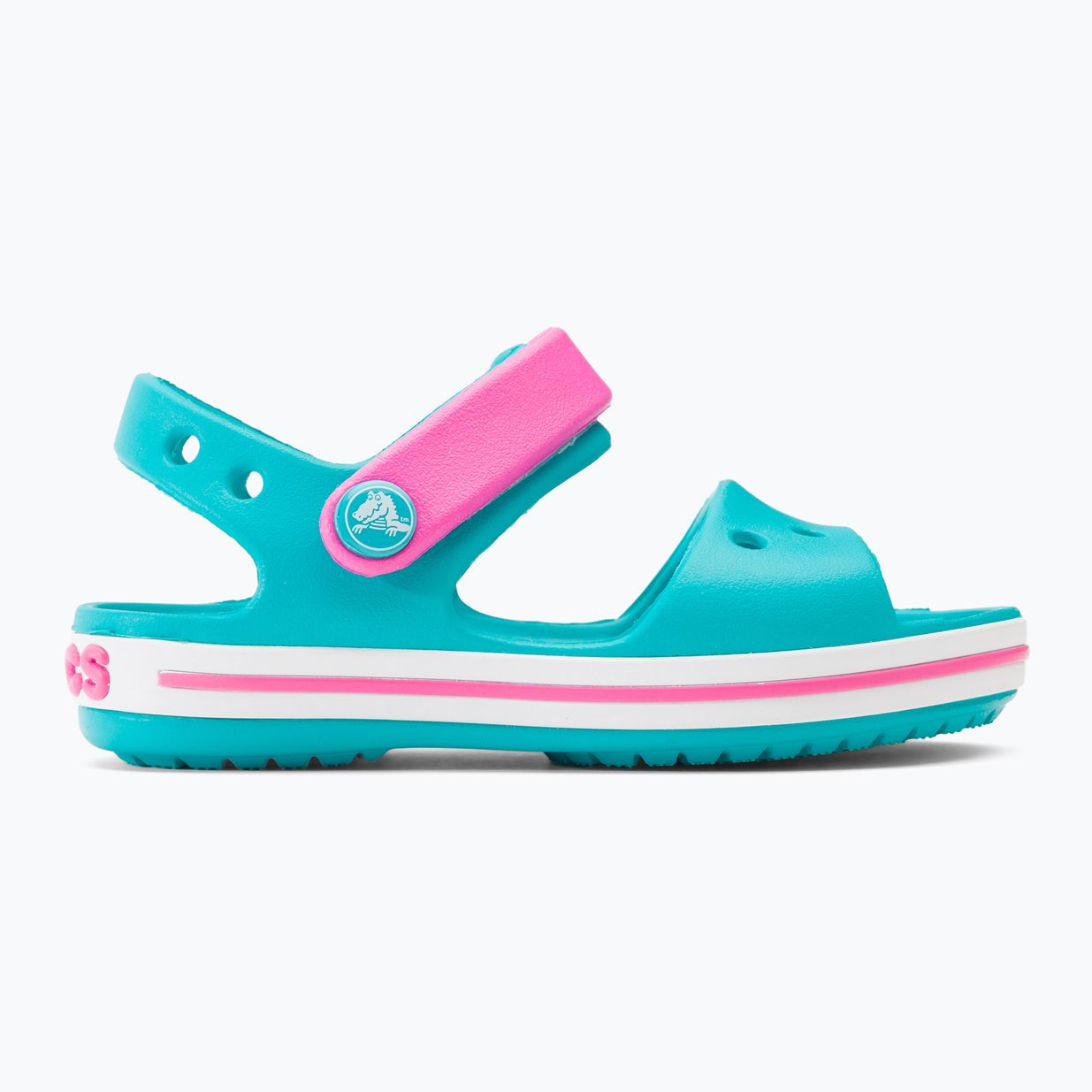 Sandały dziecięce Crocs Crocband Sandal Kids digital aqua 2