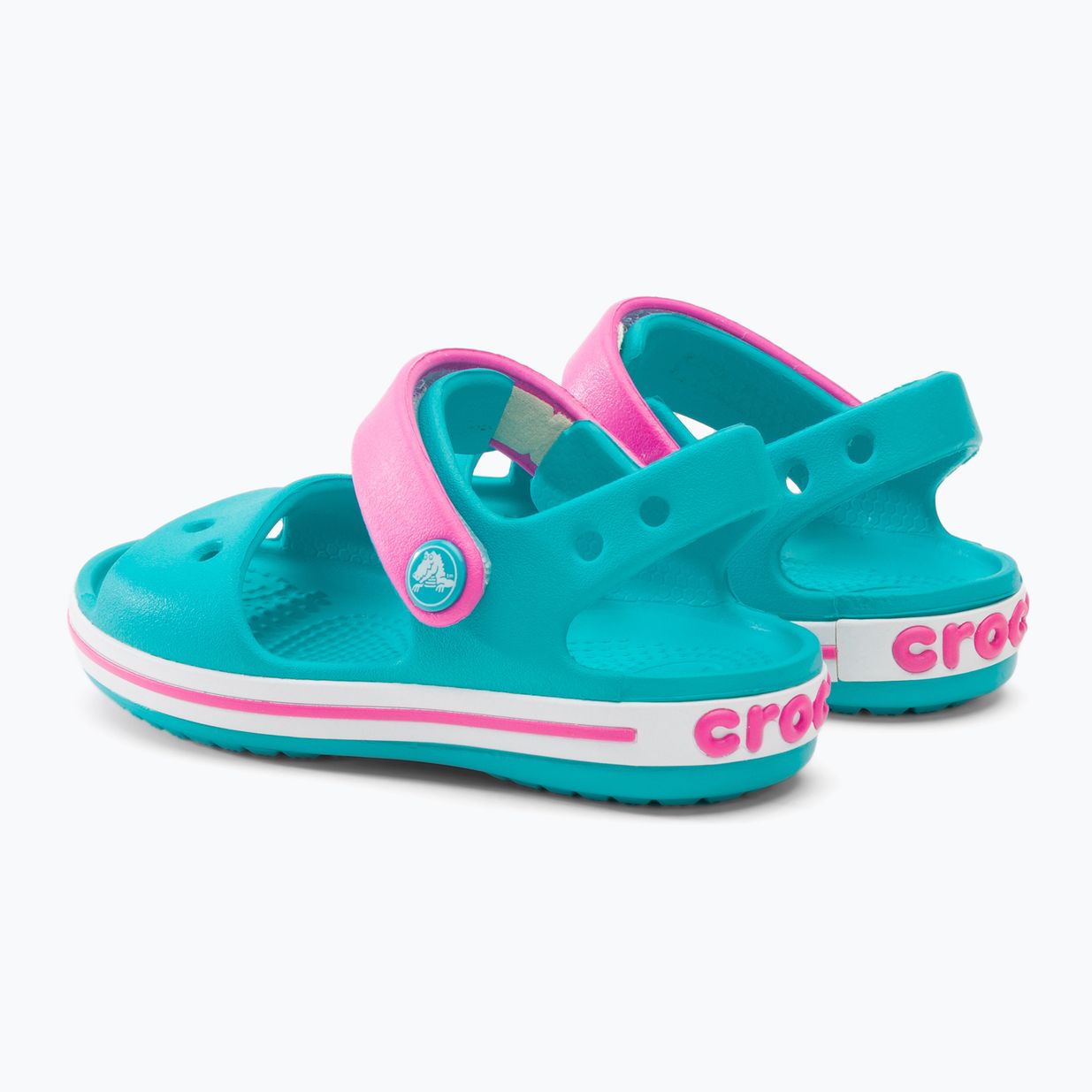 Sandały dziecięce Crocs Crocband Sandal Kids digital aqua 3