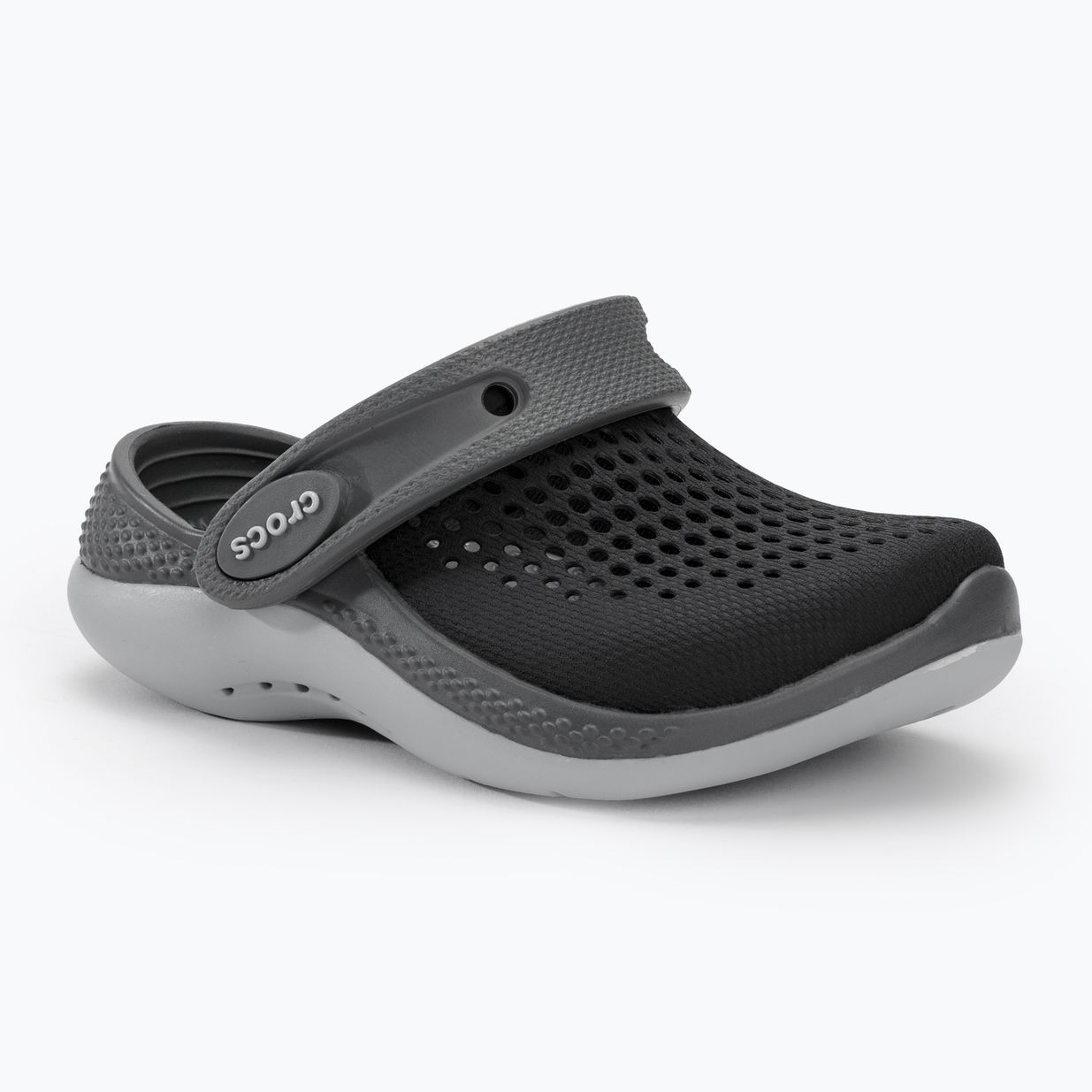 Klapki dziecięce Crocs LiteRide 360 black/slate grey