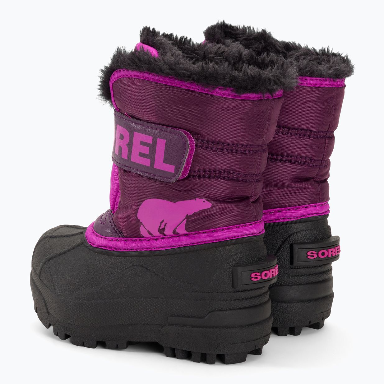 Śniegowce dziecięce Sorel Snow Commander purple dahlia/groovy pink 3