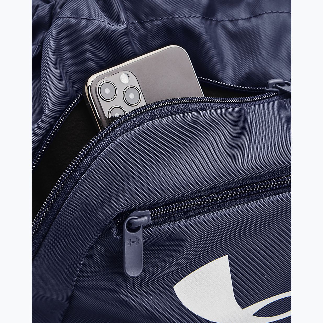 Worek Under Armour Undeniable Sackpack 20 l midnight navy/midnight navy/metallic silver 3