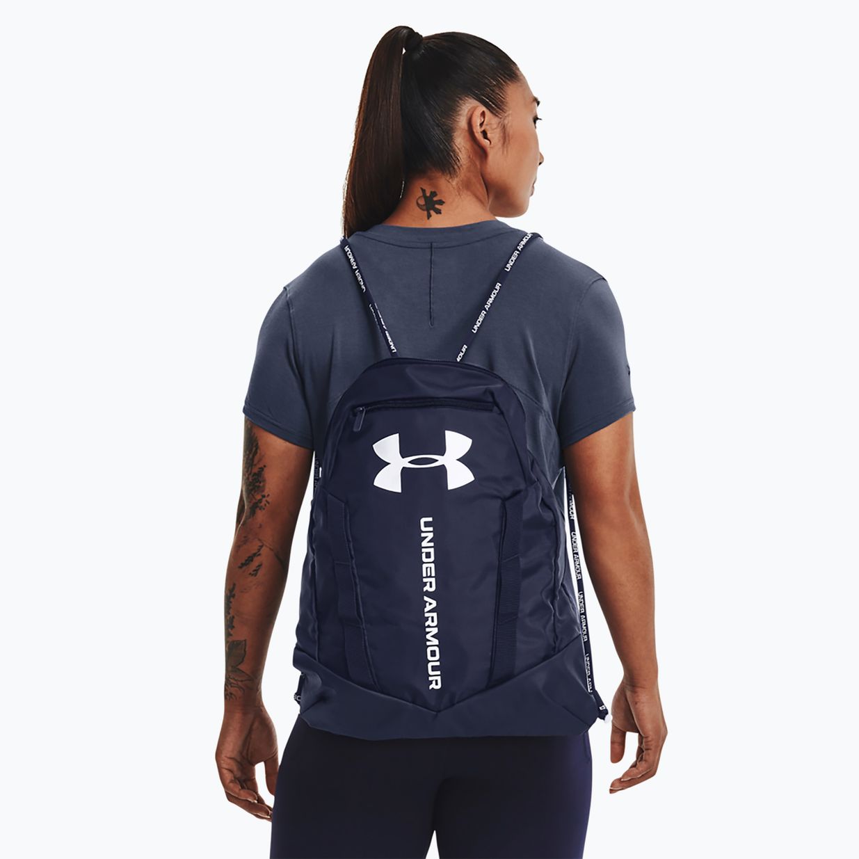 Worek Under Armour Undeniable Sackpack 20 l midnight navy/midnight navy/metallic silver 6