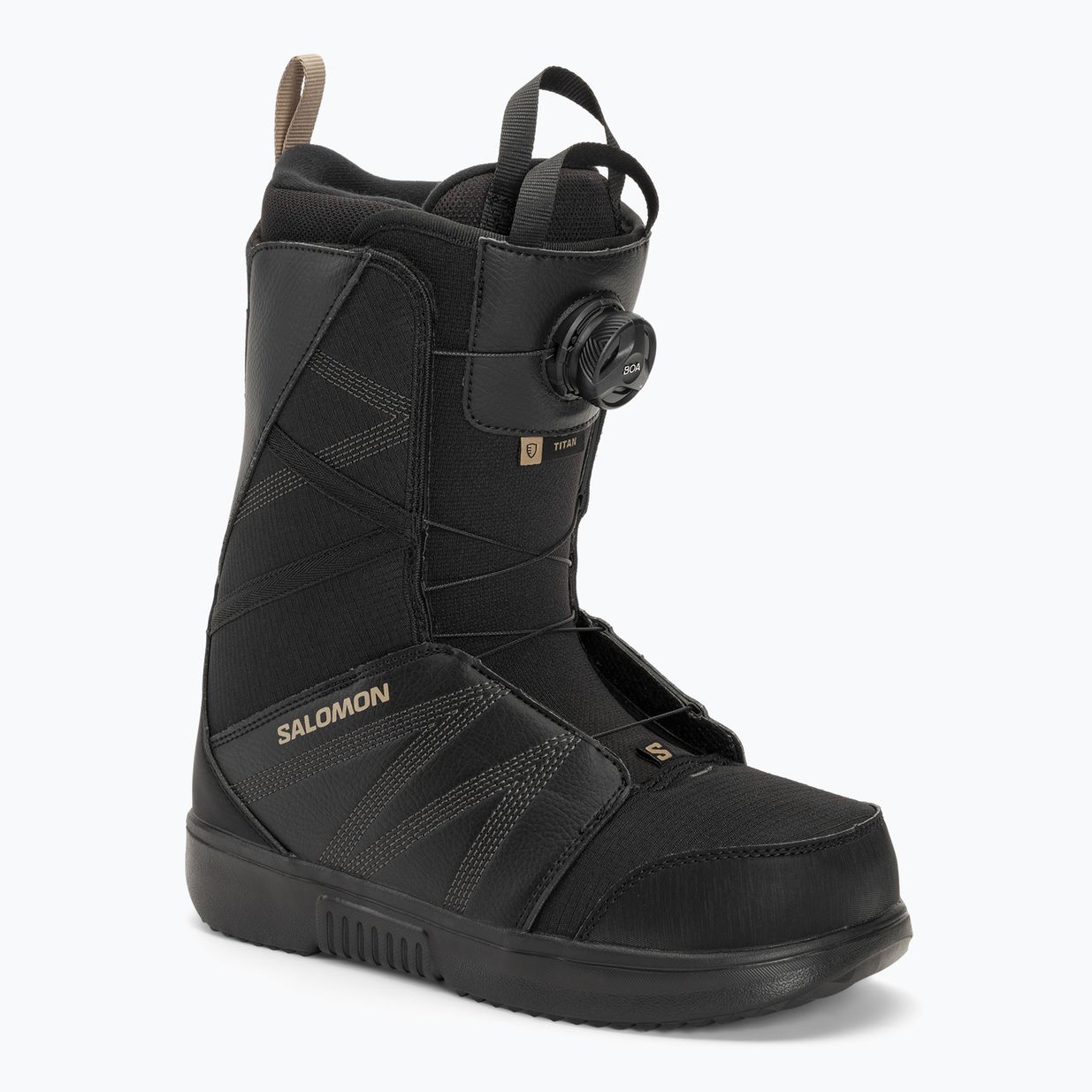 Buty snowboardowe męskie Salomon Titan Boa black/roasted cashew