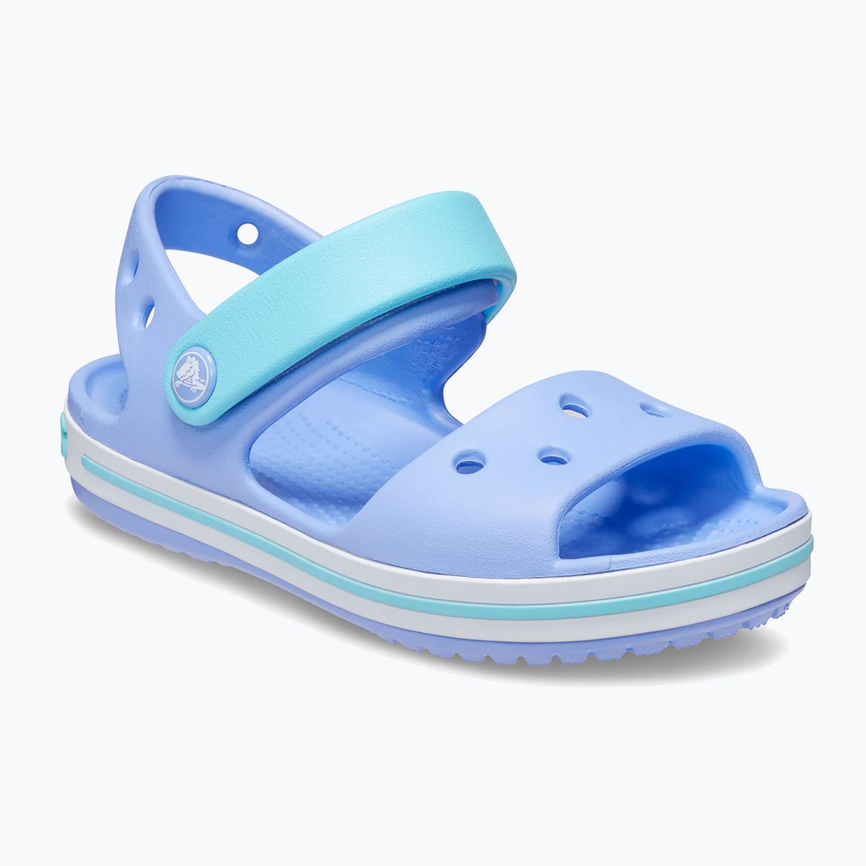 Sandały dziecięce Crocs Crocband Sandal Kids moon jelly 8