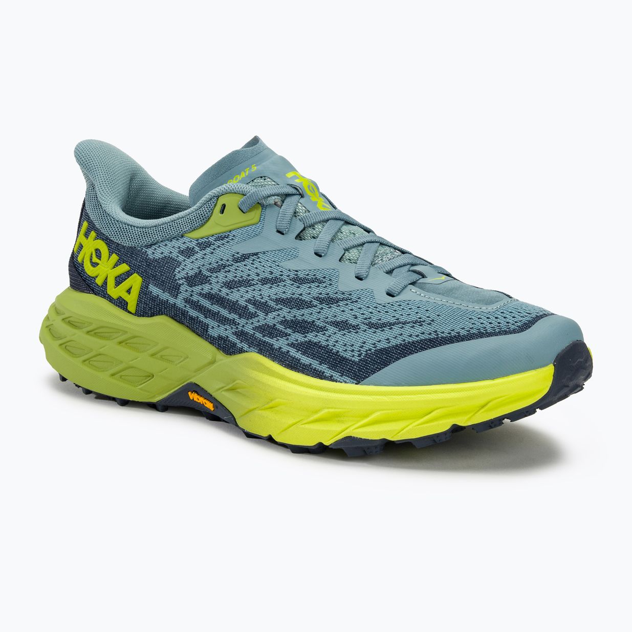 Buty do biegania męskie HOKA Speedgoat 5 stone blue/dark citron