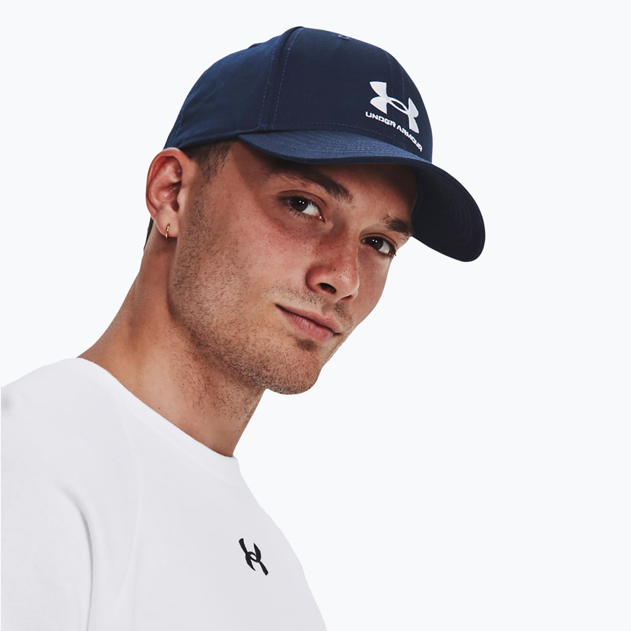 Czapka z daszkiem męska Under Armour Branded Lockup Adj midnight navy/white 3