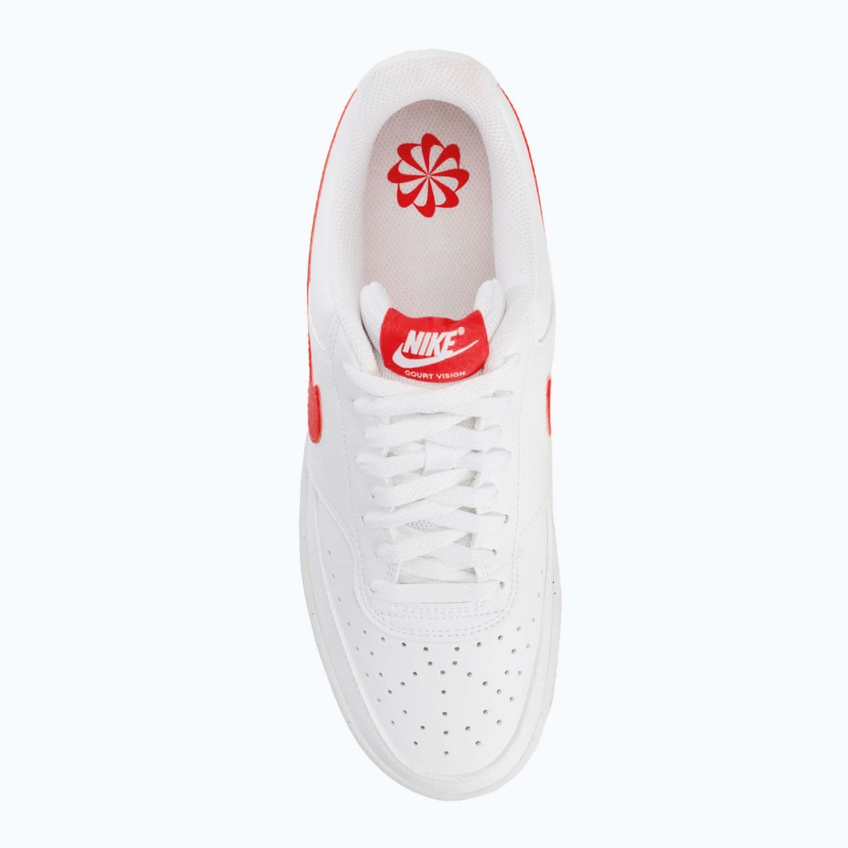 Buty męskie Nike Court Vision Low Next Nature white/university red 5