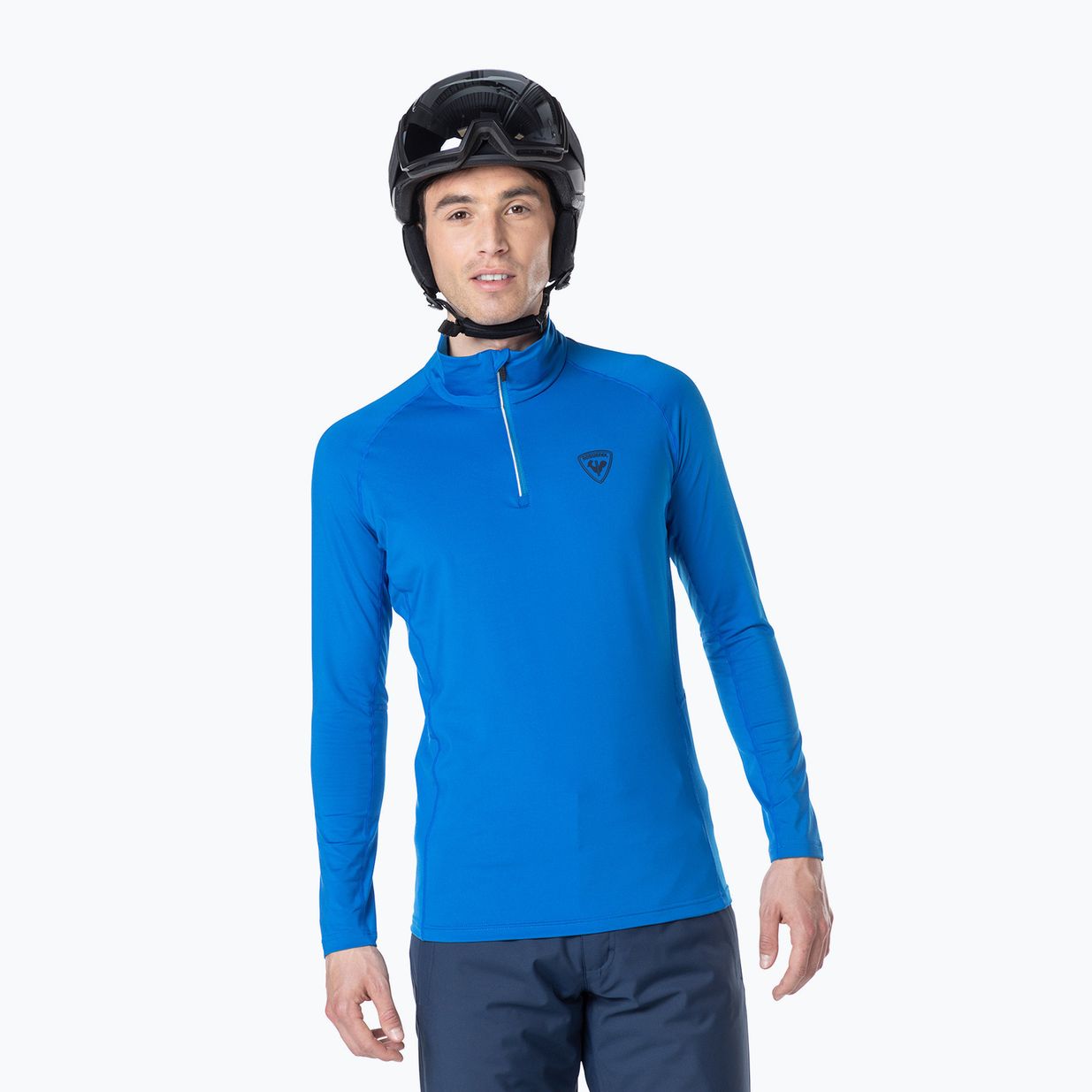 Longsleeve termoaktywny męski Rossignol Classique 1/2 Zip lazuli blue