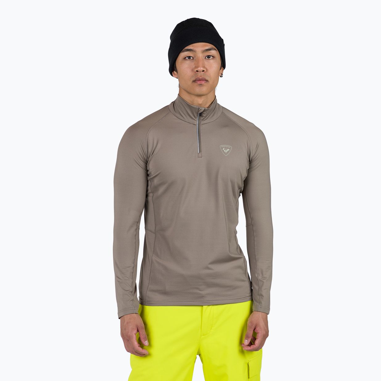 Longsleeve termoaktywny męski Rossignol Classique 1/2 Zip dune